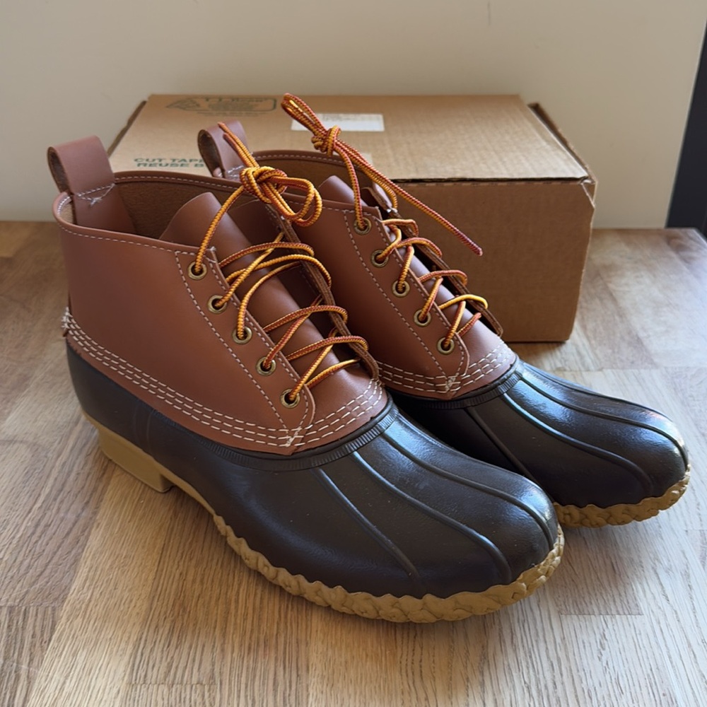 L.L.Bean Bean Boot 6 inch size 12 in Tan